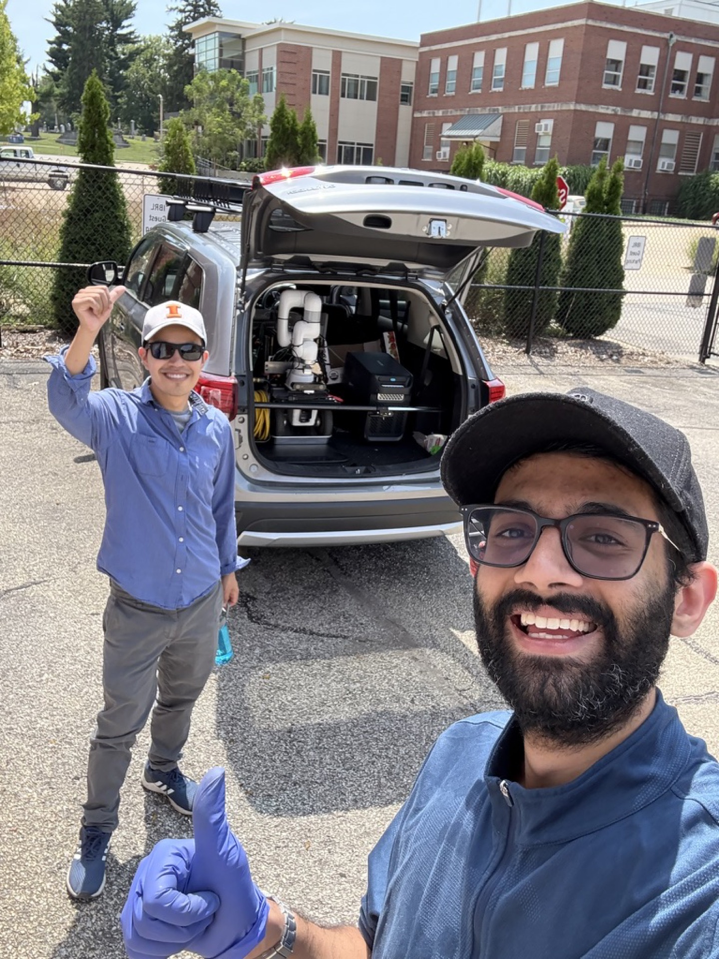 Equipment transport and field-day logistics